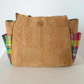 Sac à main en liège Ora: le sac cabas madras